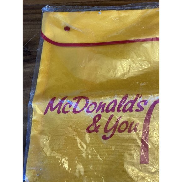 Vintage McDonald's & You Canadian Children's Backpack Knapsack NEW - Picture 5 of 9